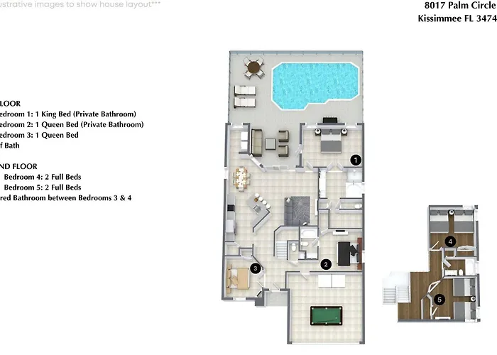 In Luxury hotels 5 Bedrooms 35 Bathrooms Windsor Palms 8017 Kp
